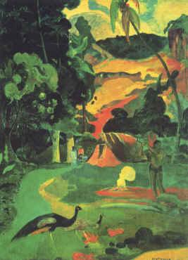 Paul Gauguin Landscape with Peacocks china oil painting image
